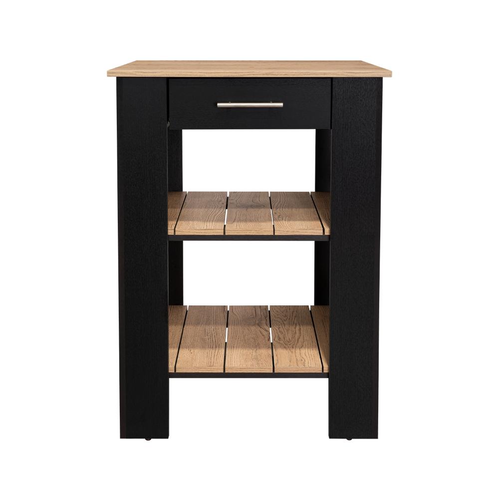 Isla De Cocina Un Cajon, FM Furniture 006N Negro