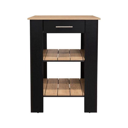 Isla De Cocina Un Cajon, FM Furniture 006N Negro