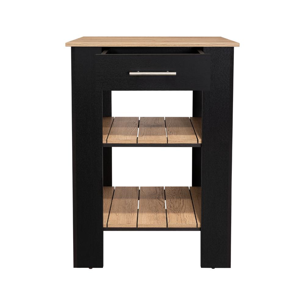 Isla De Cocina Un Cajon, FM Furniture 006N Negro