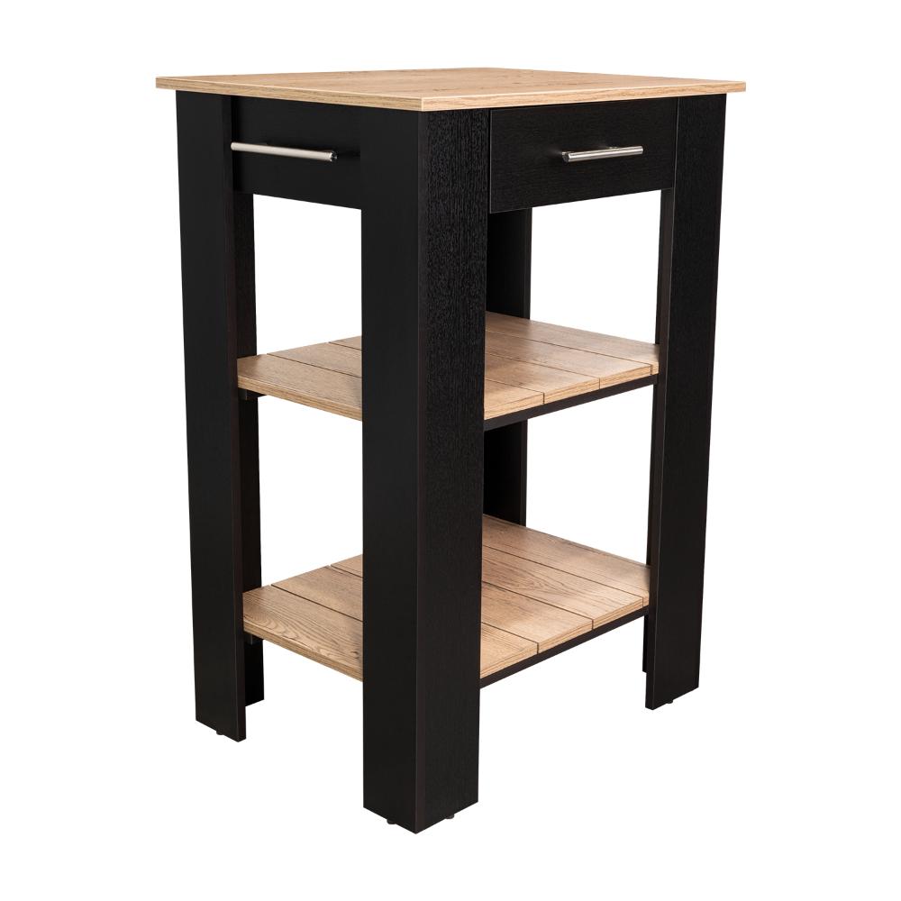 Isla De Cocina Un Cajon, FM Furniture 006N Negro