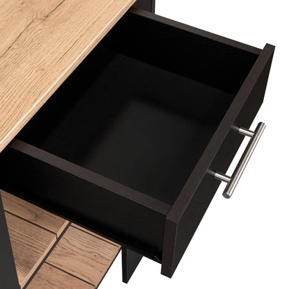 Isla De Cocina Un Cajon, FM Furniture 006N Negro