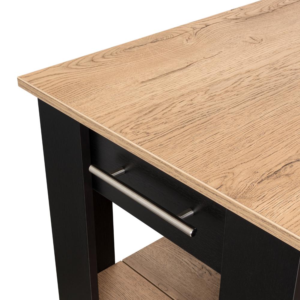 Isla De Cocina Un Cajon, FM Furniture 006N Negro