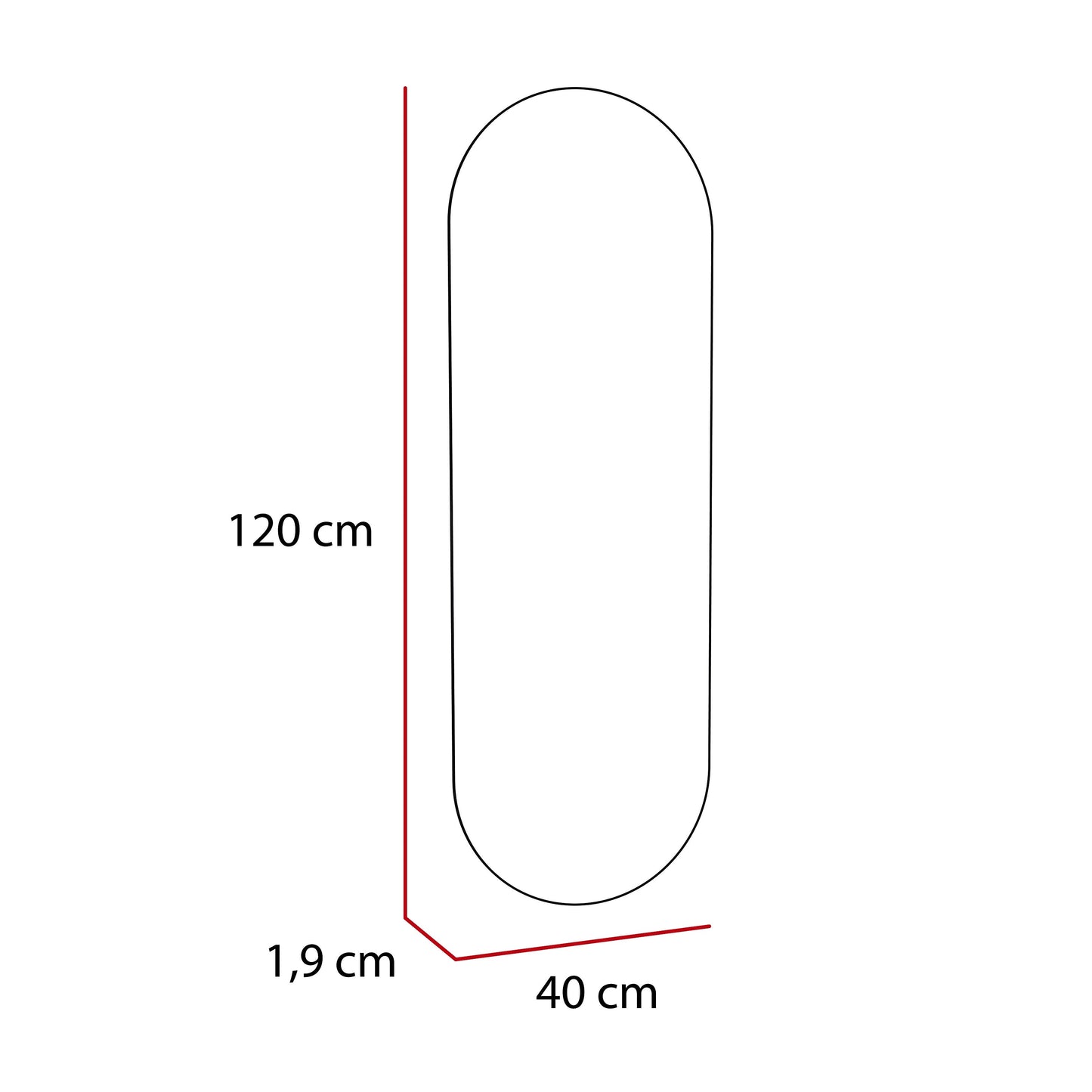 Espejo Lucera Rectangular