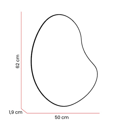 Espejo Leo, con forma irregular