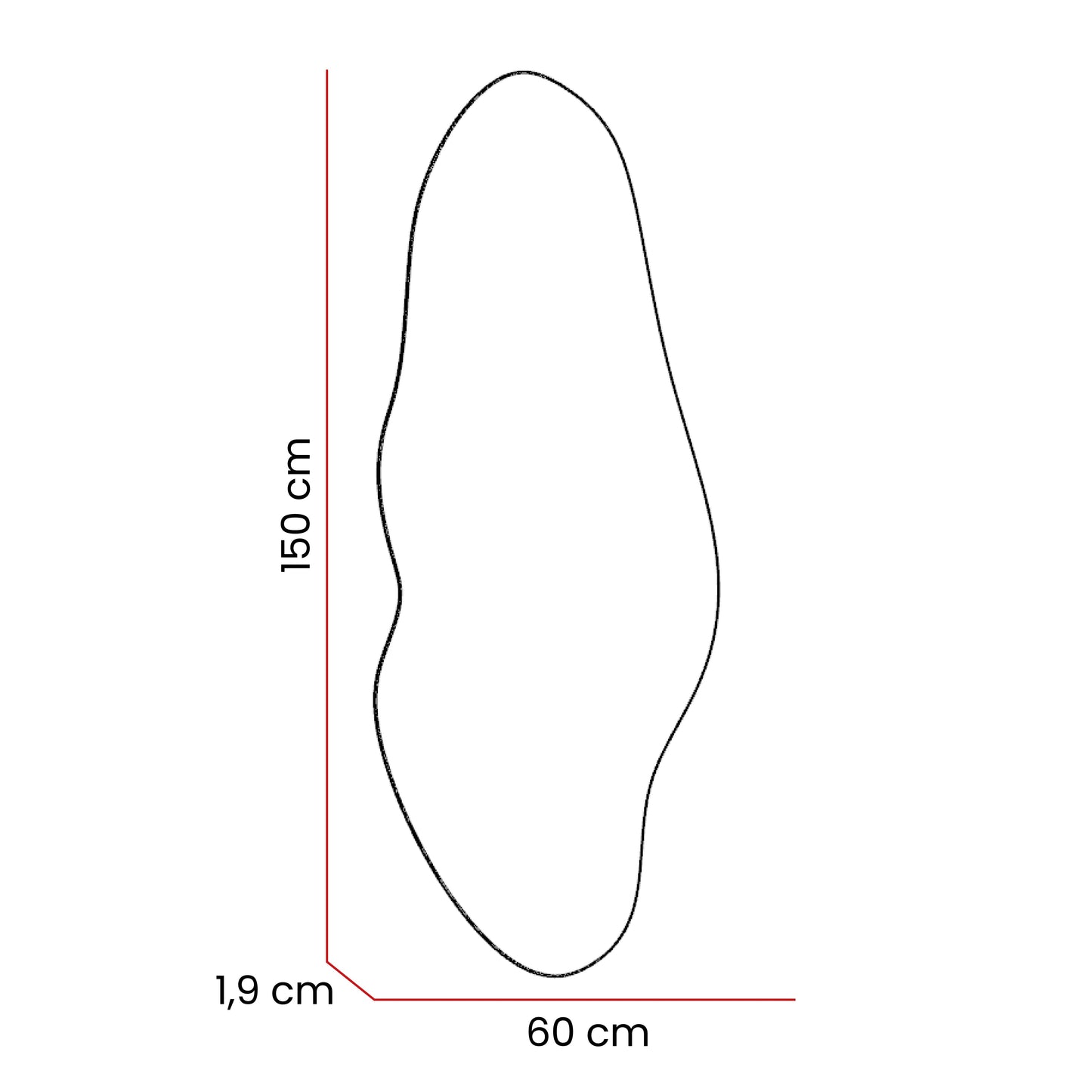 Espejo Con Forma Irregular Fm 020