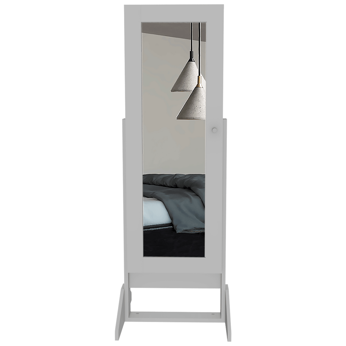 Joyero Prisma Pausini color Blanco para Habitación.