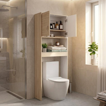 Mueble Ahorrador de Espacio Siena, Cartagena y Blanco, Ideal para Ahorrar Espacio