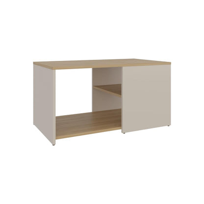 Mesa Centro, Beige Y Café Claro