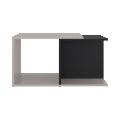 Mesa de Centro Cuera, Capri y Wengue, cuanta con espacio para ubicar objetos decorativos