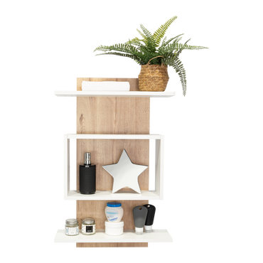 Mueble Organizador Baño Massana, Duna Y Blanco