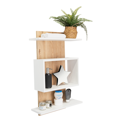 Mueble Organizador Baño Massana, Duna Y Blanco