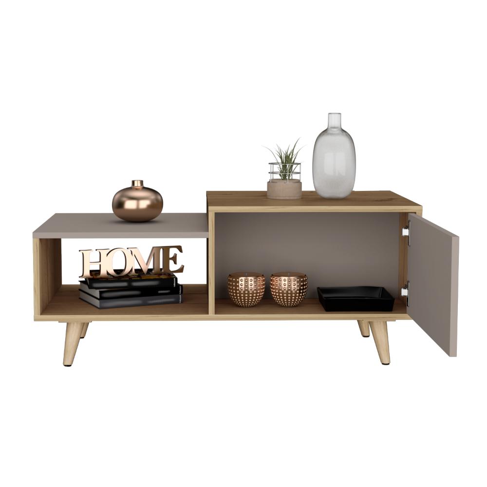 Mesa de Centro Trueno, Café Claro y Cocoa, con Amplio Espacio Ideal Para Ubicar Decoraciones (vista 6)