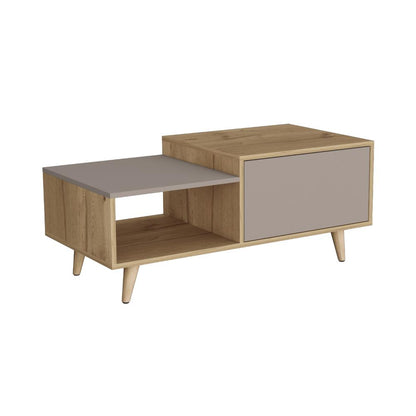 Mesa de Centro Trueno, Café Claro y Cocoa, con Amplio Espacio Ideal Para Ubicar Decoraciones (vista 11)