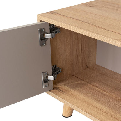 Mesa de Centro Trueno, Café Claro y Cocoa, con Amplio Espacio Ideal Para Ubicar Decoraciones (vista 16)