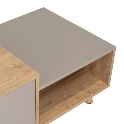 Mesa de Centro Trueno, Café Claro y Cocoa, con Amplio Espacio Ideal Para Ubicar Decoraciones (vista 17)