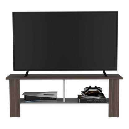 Rack Tv, Milan Y Blanco, Con Capacidad Para Televisor De 50 Pulgadas