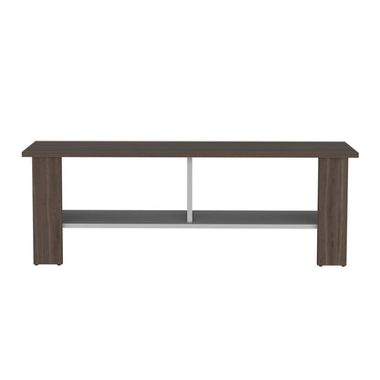 Rack Tv, Milan Y Blanco, Con Capacidad Para Televisor De 50 Pulgadas
