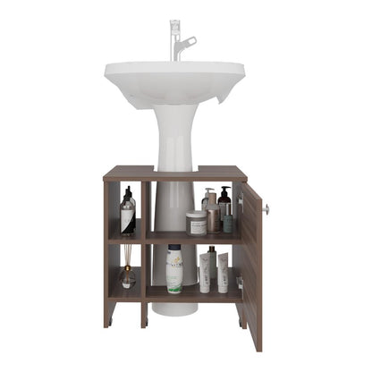 Optimizador Lavamanos Bath 47-A Una Puerta Fm, Avellana