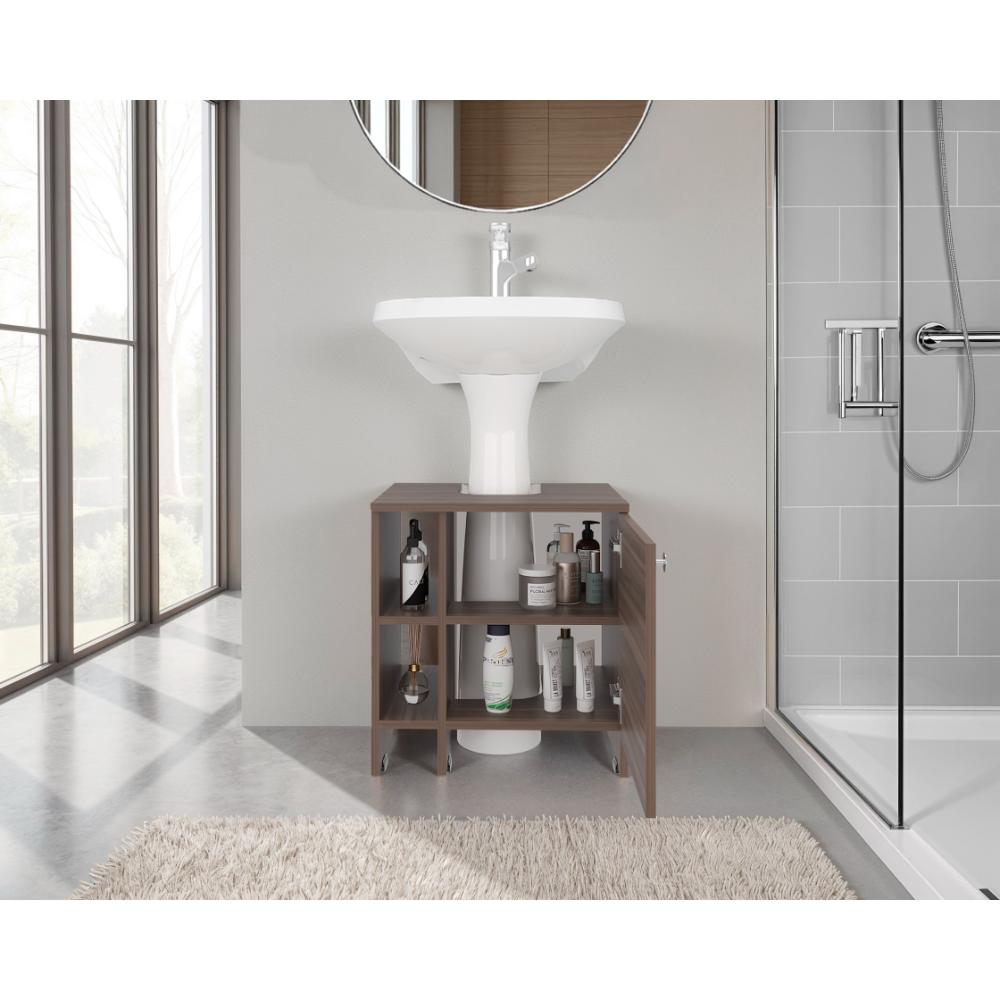 Optimizador Lavamanos Bath 47-A Una Puerta Fm, Avellana