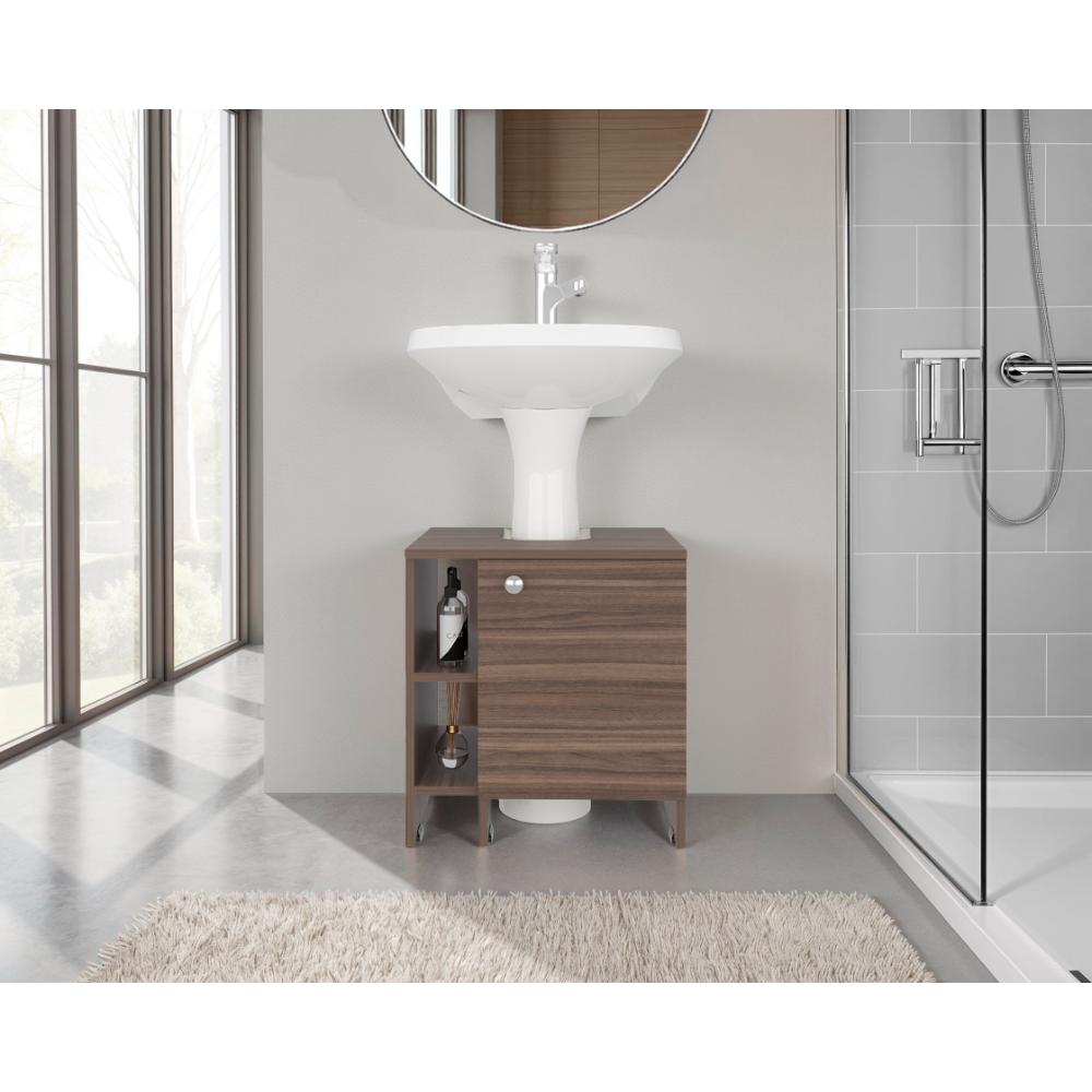 Optimizador Lavamanos Bath 47-A Una Puerta Fm, Avellana