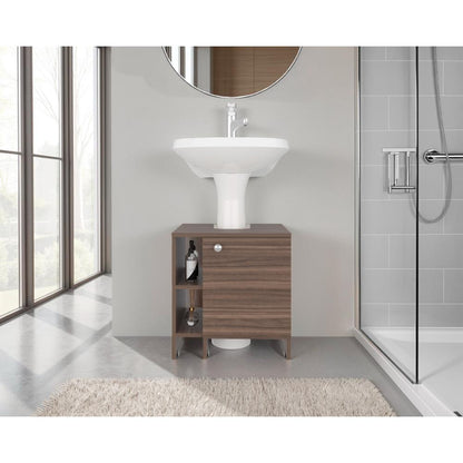 Optimizador Lavamanos Bath 47-A Una Puerta Fm, Avellana