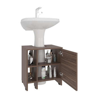 Optimizador Lavamanos Bath 47-A Una Puerta Fm, Avellana