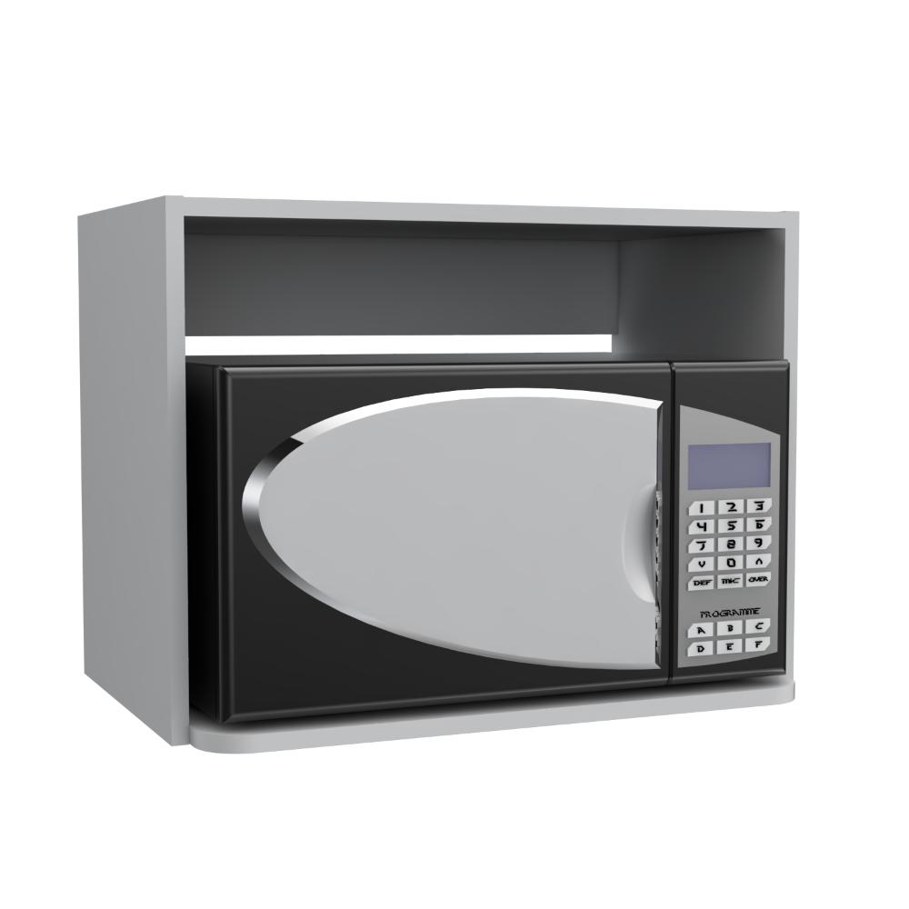 Mueble Para Microondas Eco, Blanco