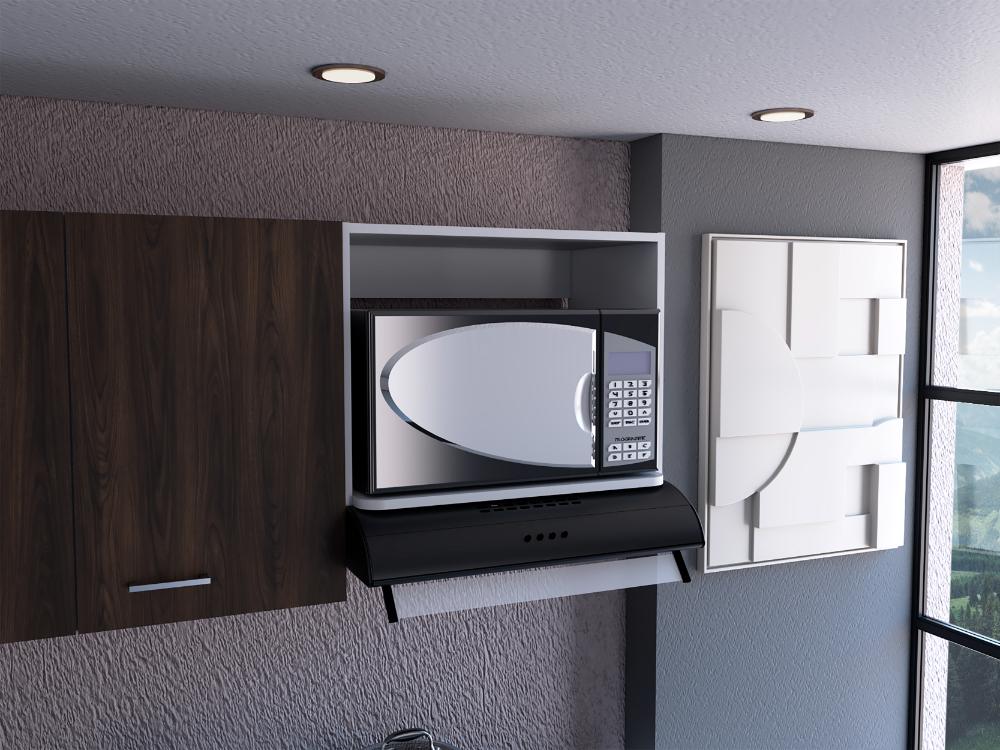 Mueble Para Microondas Eco, Blanco