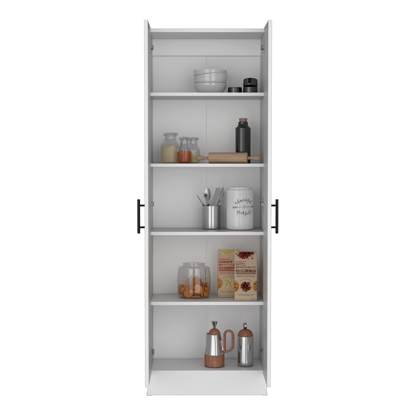 Mueble Despensa Multiusos Kitchen, Blanco