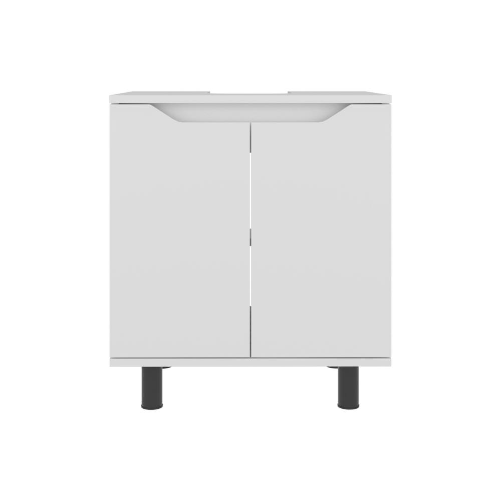 Mueble Para Lavamanos Marlo, Dos Puertas-  Blanco