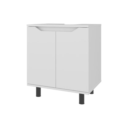 Mueble Para Lavamanos Marlo, Dos Puertas-  Blanco
