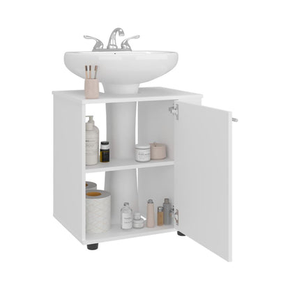 Mueble Para Lavamanos Phillips Con Una Puerta, Blanco