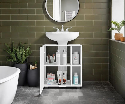 Mueble Para Lavamanos Pascuale, Una Puerta - Blanco