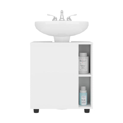 Mueble Para Lavamanos Pascuale, Una Puerta - Blanco
