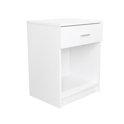 Velador Eco, Blanco , con Un Cajón Multiuso