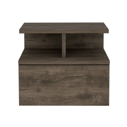 Velador Flotante Un Cajón, FM Furniture 007O, Café Oscuro