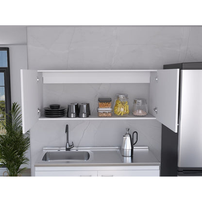 Mueble Superior Cocina Napoles 120 Cm, Blanco, con Gran Capacidad de Almacenamiento (vista 4)