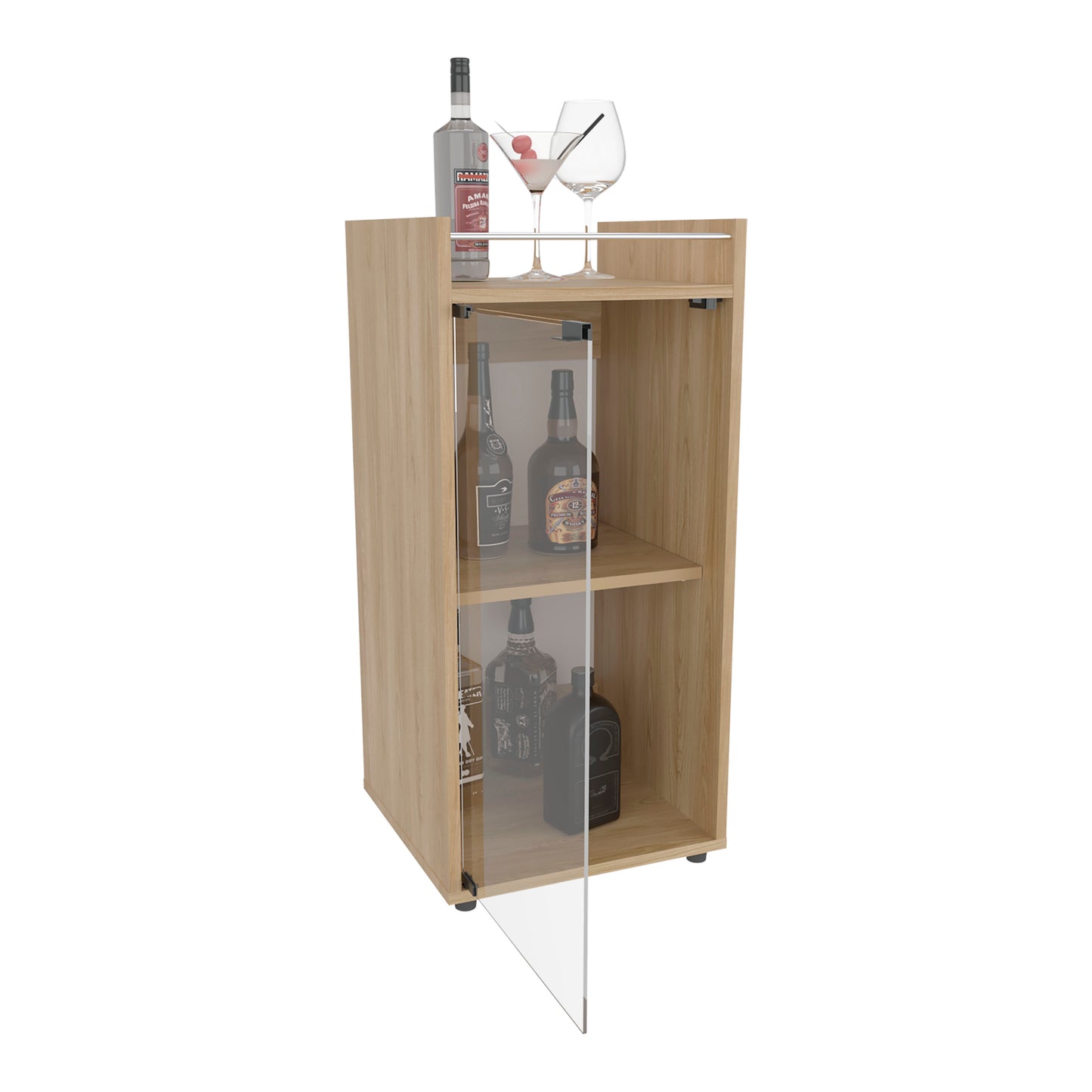 Bar Bajo Theba Una Puerta Vidrio, Fresno