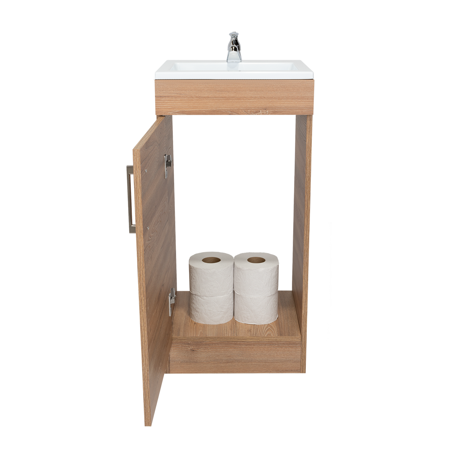 Mueble Vanitorio Una Puerta , FM Furniture, Café Claro