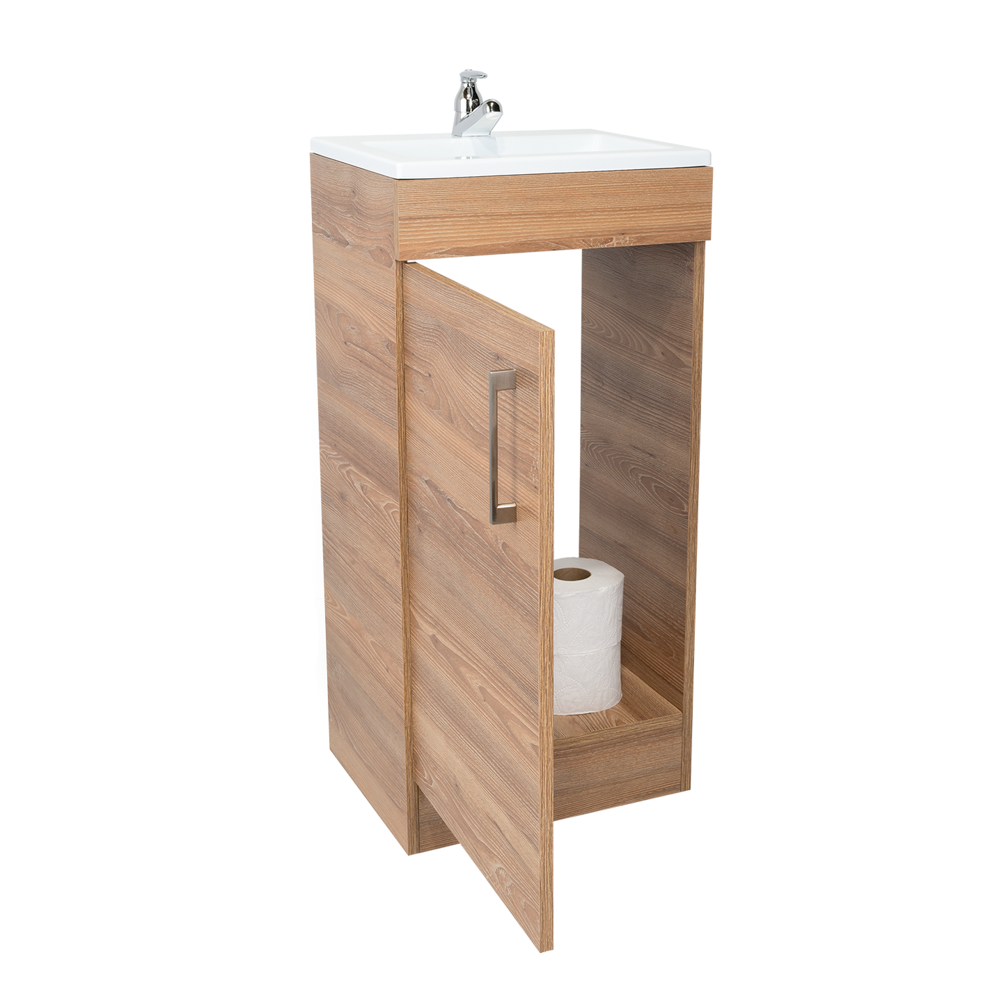 Mueble Vanitorio Una Puerta , FM Furniture, Café Claro