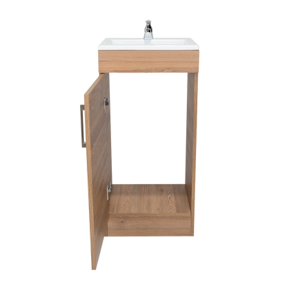 Mueble Vanitorio Una Puerta , FM Furniture, Café Claro