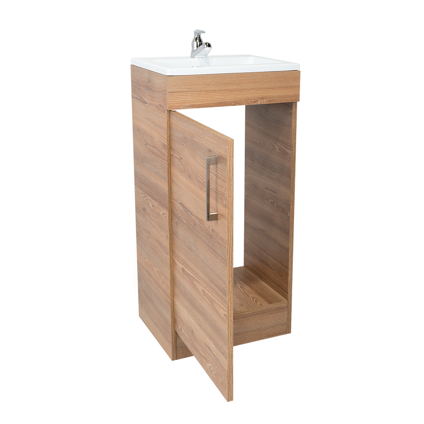 Mueble Vanitorio Una Puerta , FM Furniture, Café Claro