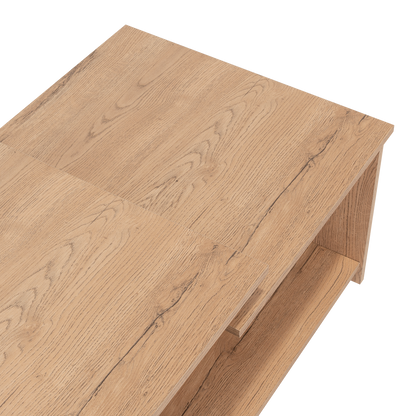 Mesa de Centro Wema, Macadamia, con Amplio Espacio Ideal Para Ubicar Decoraciones