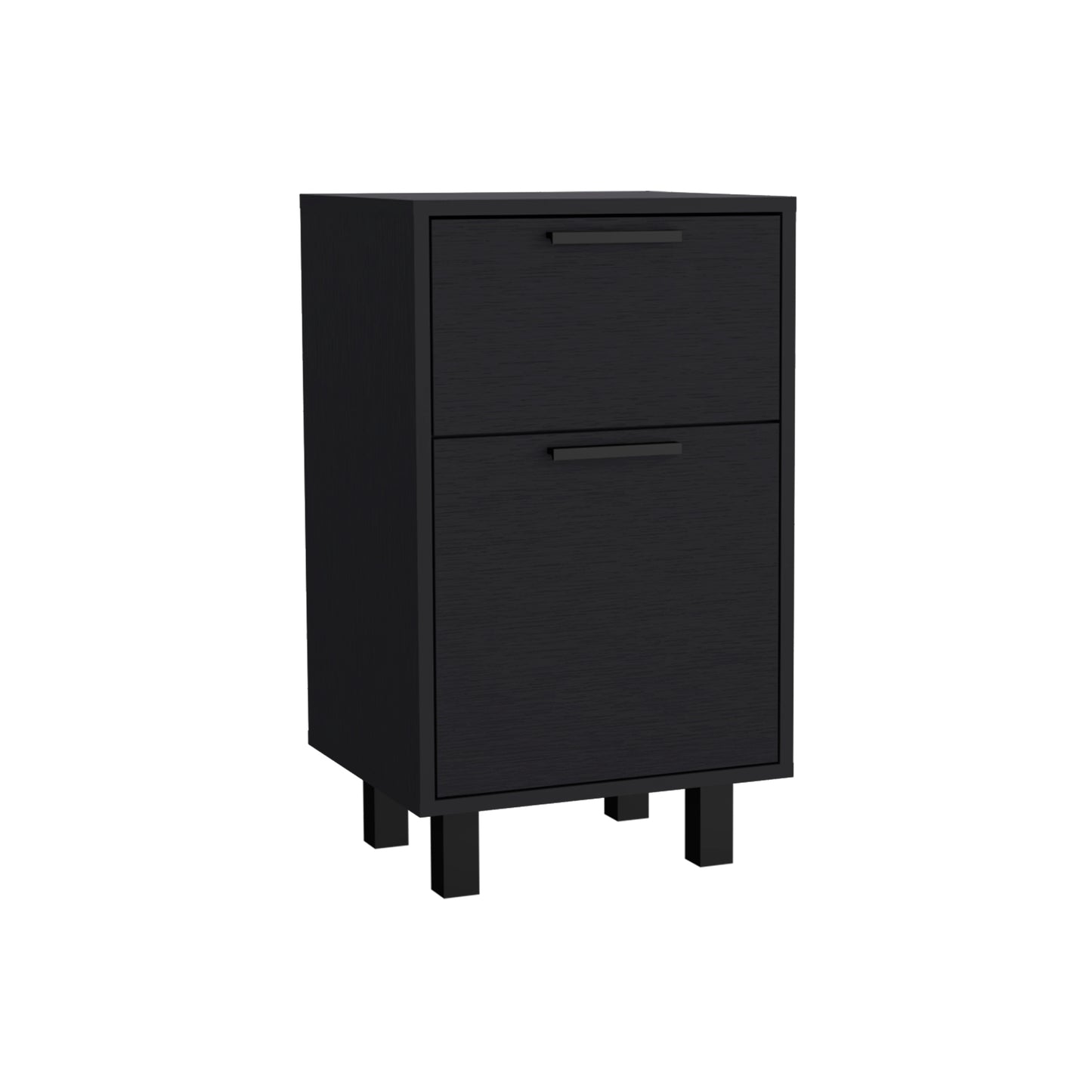 Velador Secret Z-81, Con Una Puerta Y Cajón Secreto, Wengue