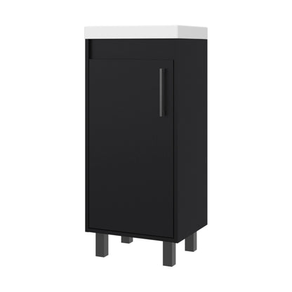 Vanitorio Oxford Una Puerta, Negro