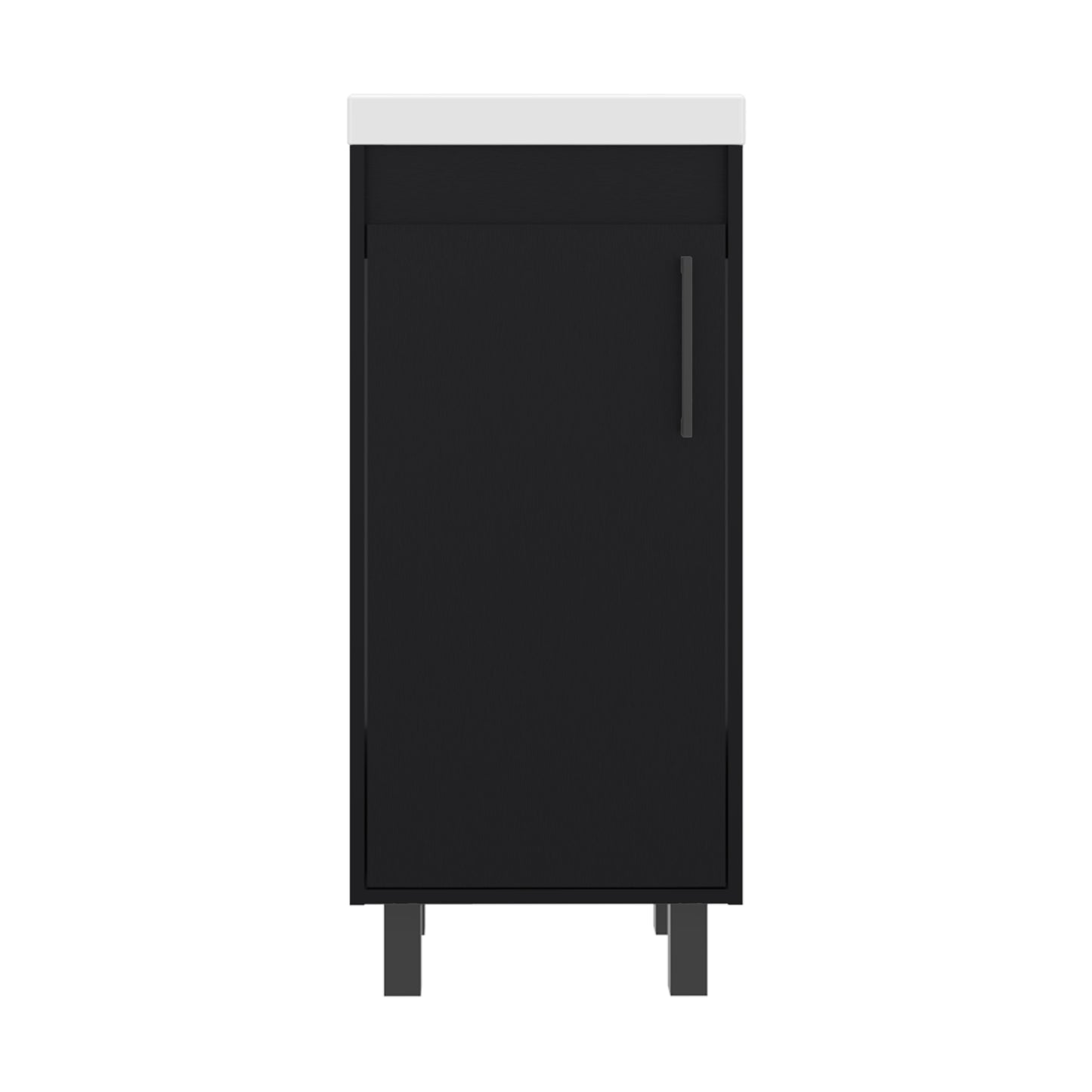 Vanitorio Oxford Una Puerta, Negro