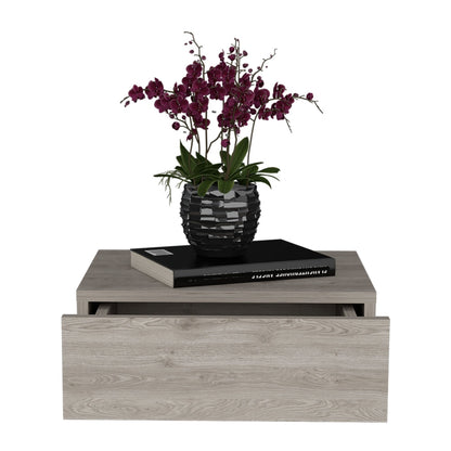 Velador Flotante Un Cajon Fm 013G, Gris