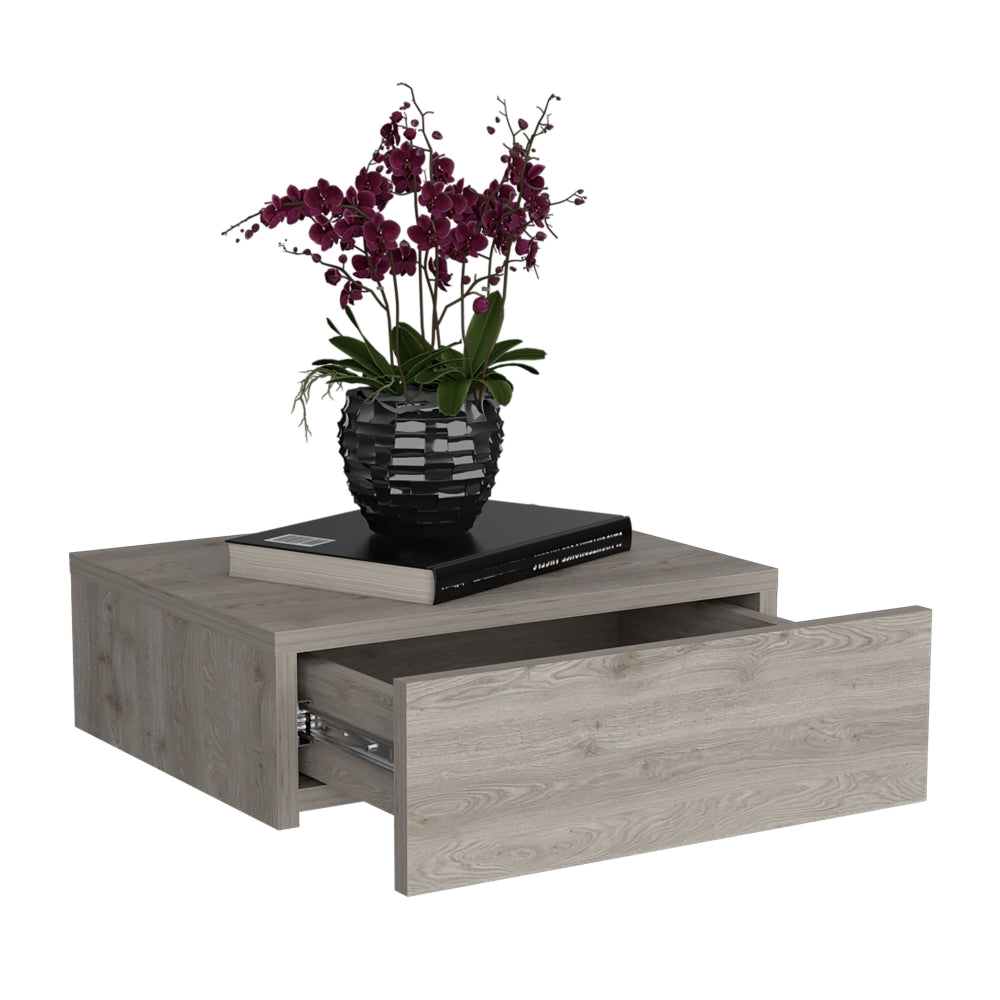Velador Flotante Un Cajon Fm 013G, Gris