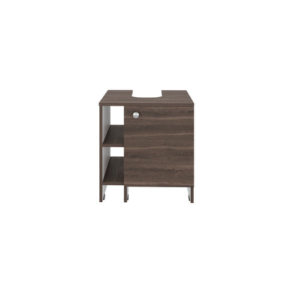 Mueble Basic Para Baño Una Puerta, Color Milan Y Blanco