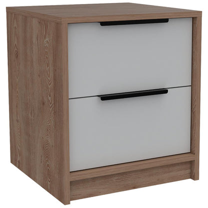 Velador Dos Cajones, FM Furniture 001C, Cafe Claro